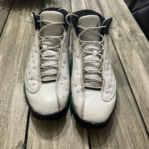 Air Jordan 13 retro Lucky Green size 10 sneaker shoes - Picture 3 of 5